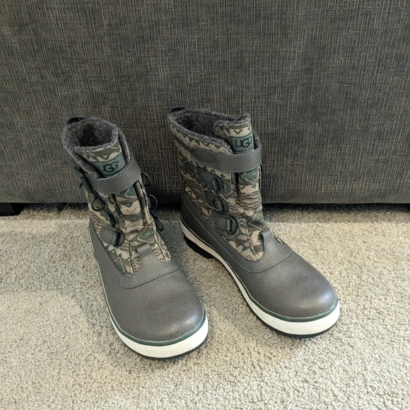 UGG Winter Weatherproof Printed Boots - Picture 1 of 5